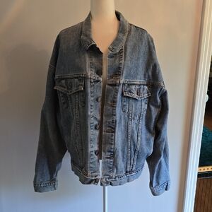 Vintage Levis Denim Trucker Jacket Men's XL Light Wash 70598-4891 Made USA 90s